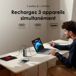 Oraimo PowerJet 130 27600mAh 130W Power Bank - Vue 11