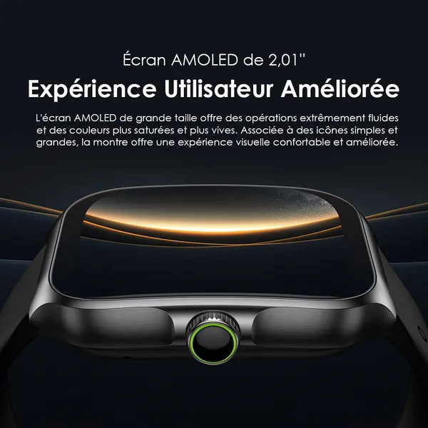 Oraimo Watch Nova AM Montre intelligente à écran AMOLED  - Vue 4