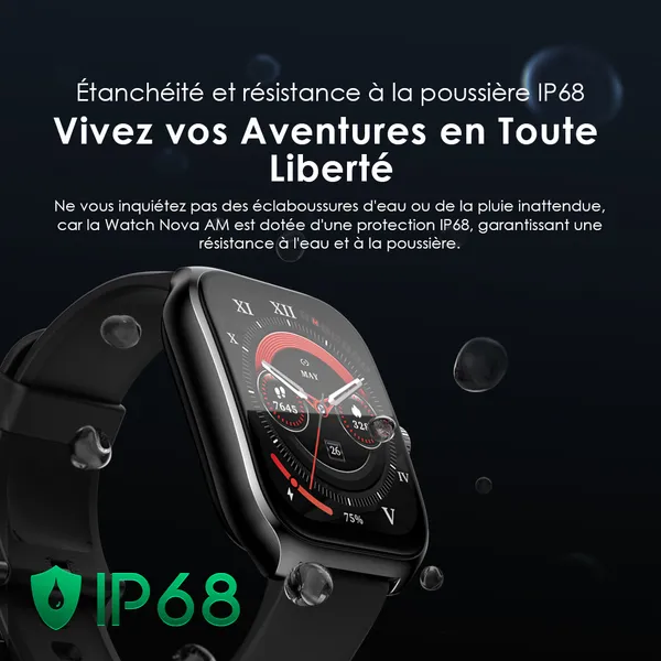 Oraimo Watch Nova AM Montre intelligente à écran AMOLED  - Vue 10